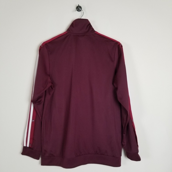 Adidas Adibreak Track Jacket Large Burgundy - Picture 5 of 8
